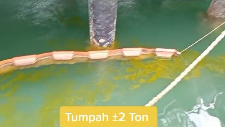 Polri: Video Viral Minyak Goreng Tumpah ke Laut Hoaks