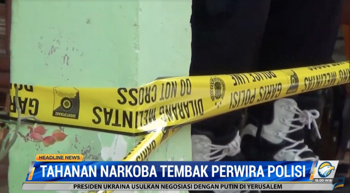 Perwira Polisi Tewas Ditembak Tahanan Narkoba