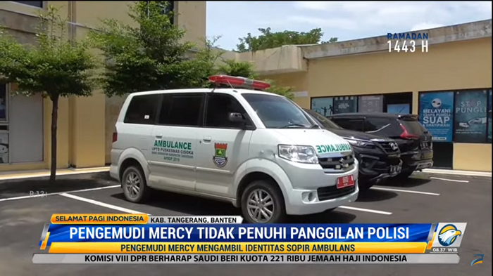Polisi Kirim Surat Panggilan Kedua untuk Pengemudi Mercy yang Halangi Ambulans