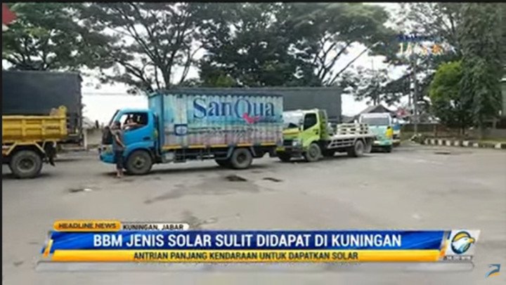 Sopir Truk Merana, Solar Langka di Semua SPBU Kuningan