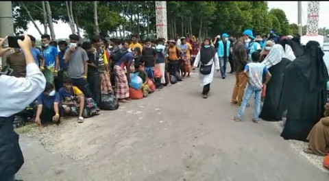 Tersinggung Ditegur Warga, Imigran Rohingya di Aceh Berusaha Minggat