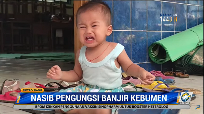 Nasib Pengungsi Banjir Kebumen