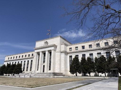 Gedung The Fed. Foto: AFP/Daniel Slim.