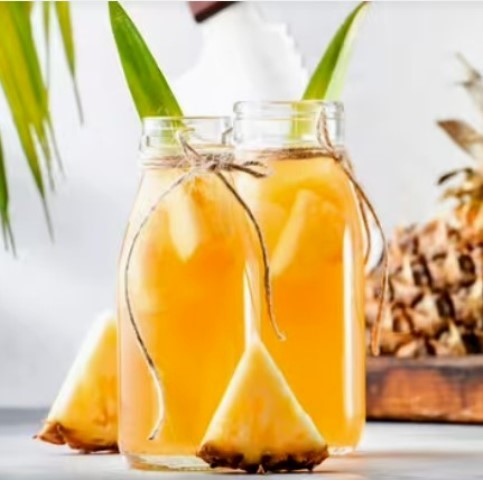 Pineapple Iced Tea, Segar Diminum Saat Panas Terik