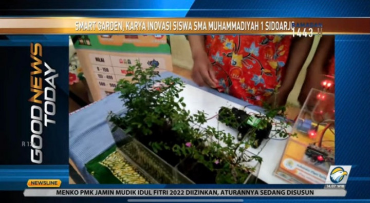 Smart Garden, Sistem Penyiraman Otomatis Inovasi Siswa SMA di Sidoarjo