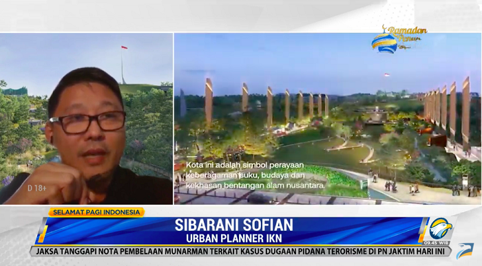 Sibarani sofian, Urban Planner IKN. Foto: Dok/Metro TV