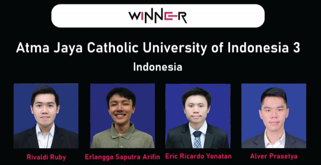 Mahasiswa FKIK Unika Atma Jaya mendapat emas. DOK Unika Atma Jaya