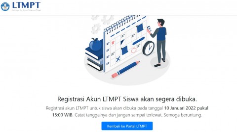 Terbaru! Simpan Permanen Akun LTMPT Diperpanjang Hingga 12 April 2022