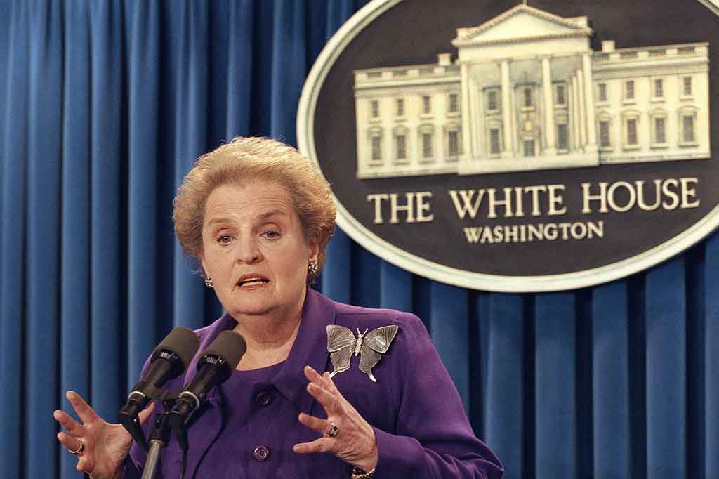 Madeleine Albright, Menlu Perempuan Pertama AS Meninggal Dunia