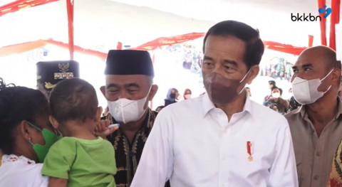 Jokowi: Target Penurunan <i>Stunting</i> Hingga 14% Harus Tercapai