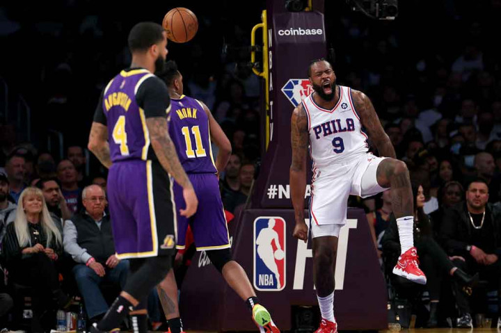 Basket NBA: Lakers Takluk 121-126 dari Sixers