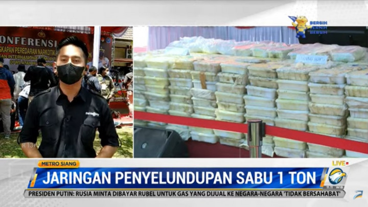 Sabu 1,2 Ton yang Gagal Diselundupkan Berasal dari Iran
