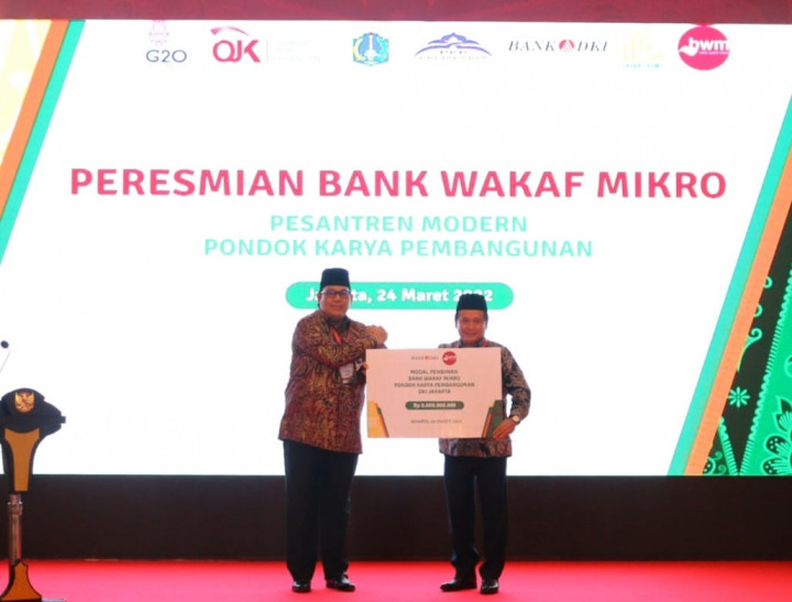 Bank DKI Syariah Dukung Pendirian Bank Wakaf Mikro