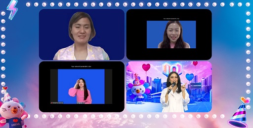 Sejumlah pembicara dalam acara virtual dalam acara Media Gathering 10 tahun LazADA Bersama: Lazada Epic 10th Birthday. (Foto: Dok. Lazada)