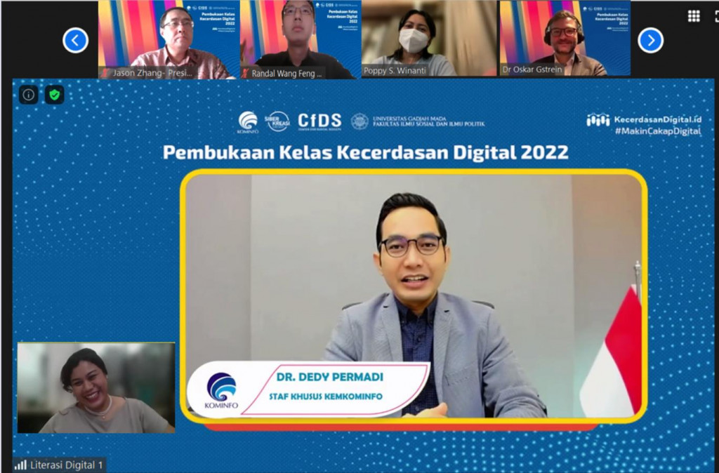 Tangkapan Layar Kelas Kecerdasan Digital 2022