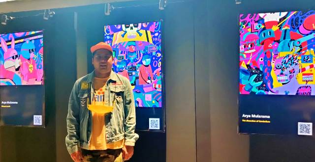 Kece! Seni NFT Karya Ilustrator Lokal Arya Mularama Mejeng di Sarinah