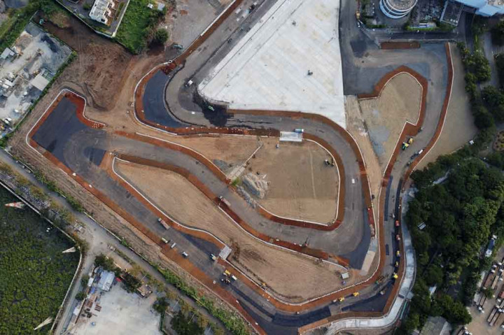 Melihat Progres Pembangunan Sirkuit Formula E Jakarta