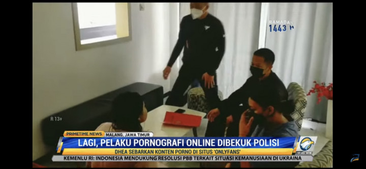 Pelaku Pornografi Online Ditangkap Polisi