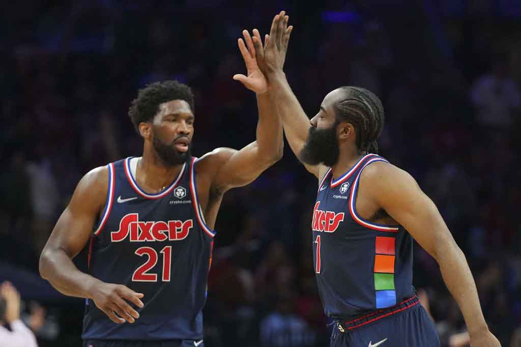 NBA: Harden dan Embiid Antar Sixers Gulung Clippers