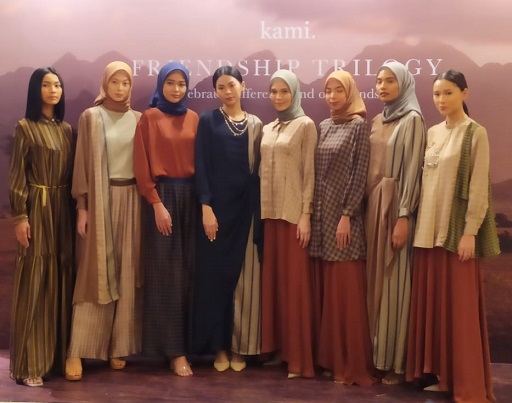 Koleksi Raya 2022 Kami, terdiri dari 17 koleksi Adana, dan 13 koleksi Caelia yang menggunakan kain dari bahan polyester, satin dan katun dobby. (Foto: Dok. Kami