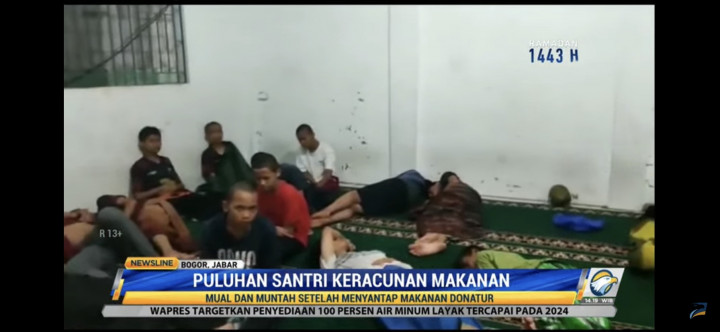 Puluhan Santri di Bogor Keracunan Makanan