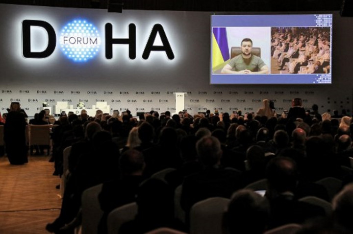 Berpidato di Doha Forum, Zelensky Singgung Soal Bulan Ramadan
