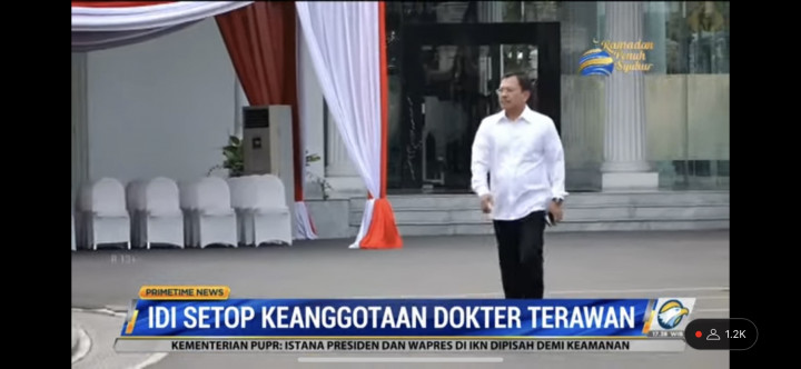 IDI Setop Keanggotaan Dokter Terawan