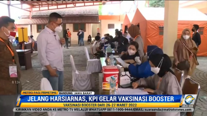 Rayakan Hari Penyiaran Nasional, KPI Gelar Vaksinasi Booster di Bandung