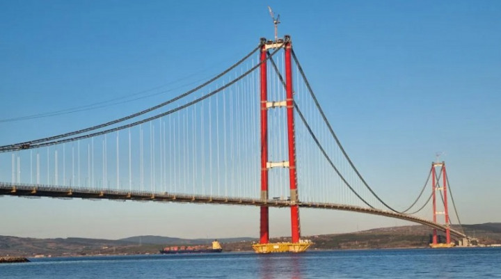 Geser Jepang, Turki Punya Jembatan Gantung Terpanjang di Dunia