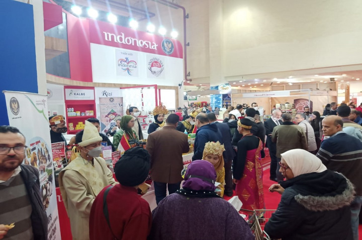 RI Bukukan Transaksi Rp9 Miliar di Hari Pertama Cairo Supermarket Expo 2022