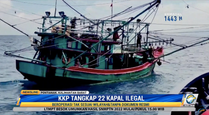 KKP Tangkap Puluhan Kapal <i>Illegal Fishing</i> di Perairan Indonesia dalam 14 Hari