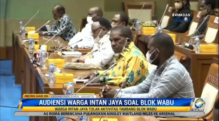 Warga Intan Jaya Audiensi ke Komisi VII, Bahas Blok Wabu