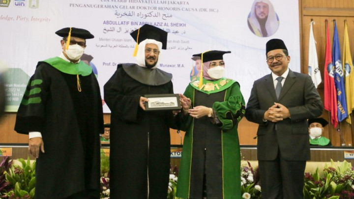 UIN Jakarta Anugerahkan Doktor Honoris Causa untuk Menteri Kerajaan Arab Saudi
