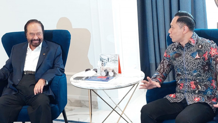 AHY Temui Surya Paloh Bahas Isu Kebangsaan