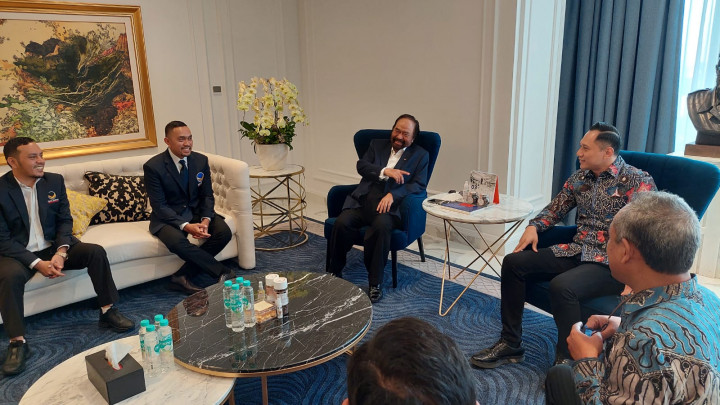 AHY Ingin Berguru dan Mendapat Masukan Surya Paloh