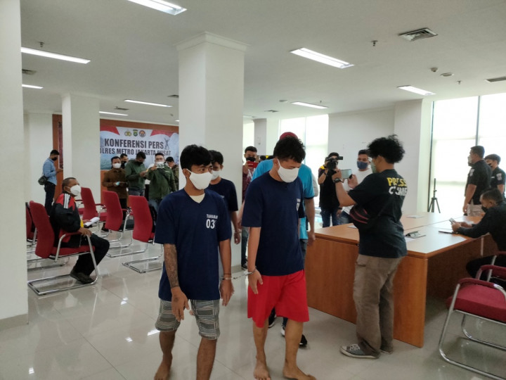 4 Pelaku Kejahatan Jalanan Ditangkap Polsek Metro Tanah Abang