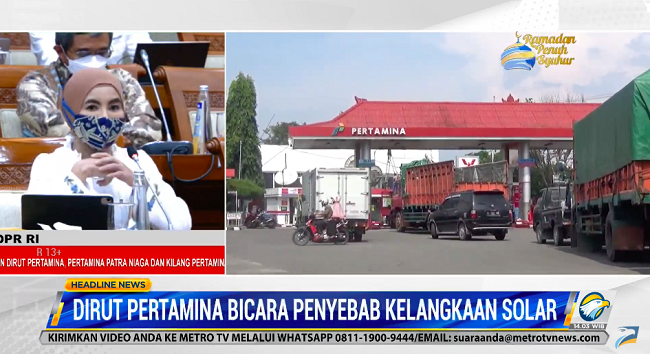Dirut Pertamina Bicara Penyebab Kelangkaan Solar