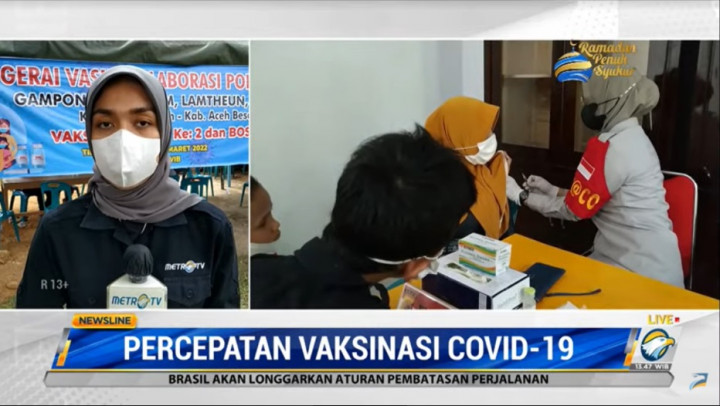 Aceh Terus Kebut Vaksinasi karena Capaian Masih Rendah