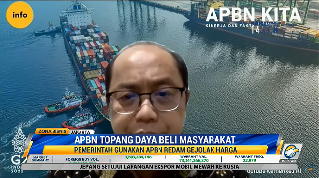 Pemerintah Pastikan APBN 2022 Topang Daya Beli Masyarakat