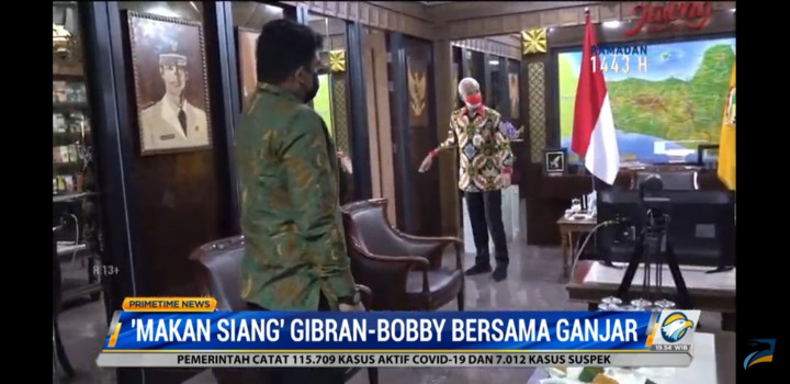 Makan Siang dengan Ganjar, Gibran-Bobby Bantah Bahas Politik