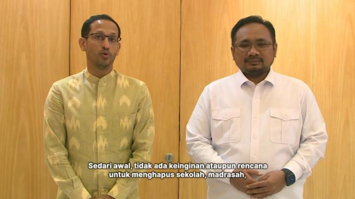 Hapus Madrasah dari RUU Sisdiknas, Nadiem: Tidak Masuk Akal