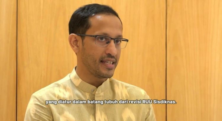 Nadiem: Penamaan Madrasah di RUU Sisdiknas Dipaparkan di Bagian Penjelasan