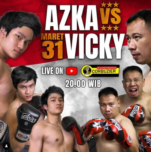 Tanding Besok, Ini Awal Mula Tercetusnya Azka Corbuzier vs Vicky Prasetyo