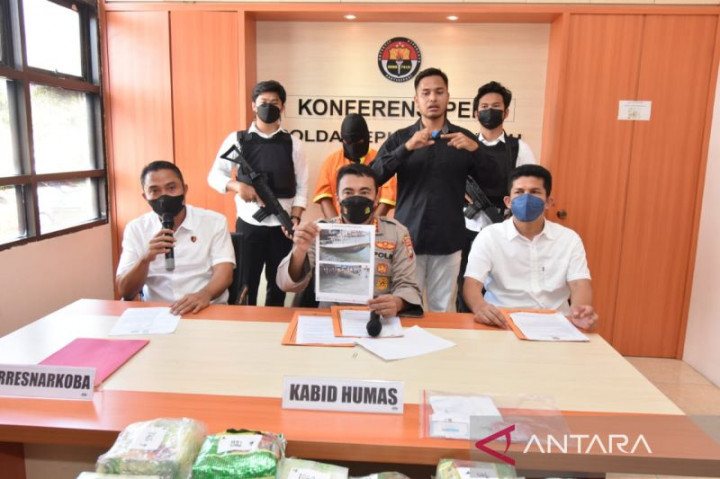 Upaya Penyelundupan 20.890 Gram Sabu Digagalkan Polda Kepri