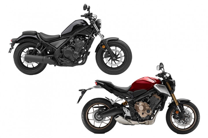 Honda Rebel 500 dan CB650R Bersolek
