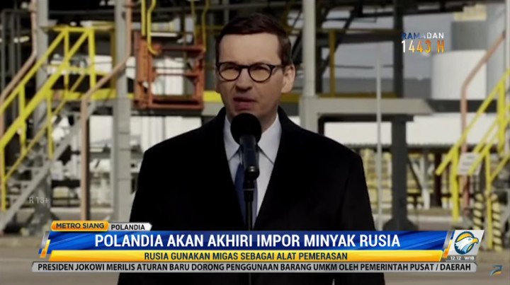 Polandia Berencana Setop Impor Migas Rusia Mulai 2022