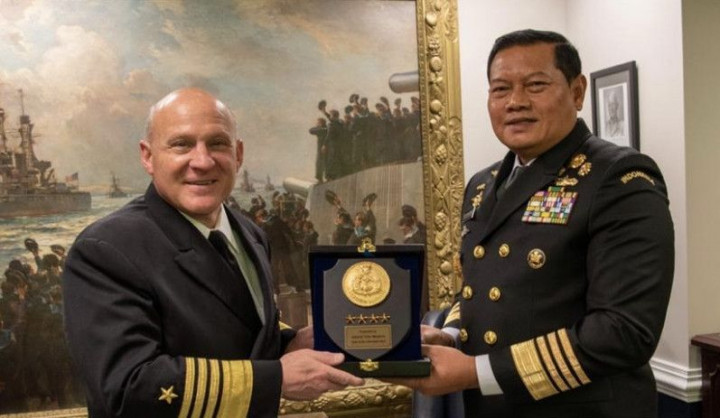 Indonesia Temui KSAL AS Bahas Pentingnya Stabilitas di Kawasan