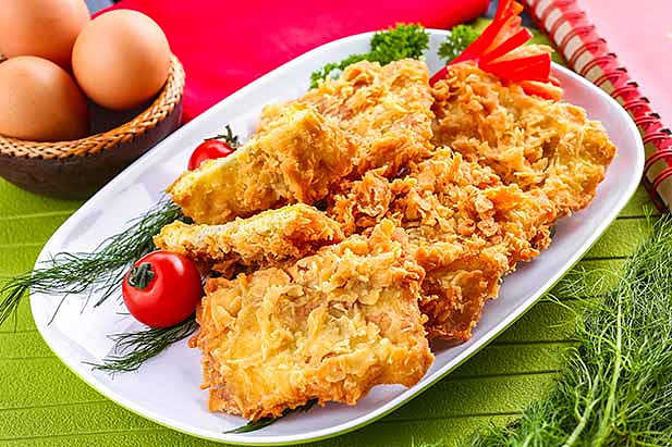 Telur Dadar Crispy (Foto: Dapur Kobe)