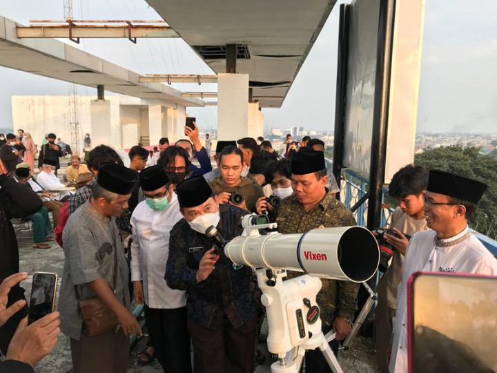 Hilal Tertutup Awan, Kemenag Sumsel: Tunggu Sidang Isbat