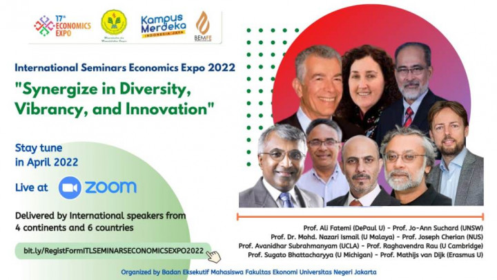FE UNJ Selenggarakan Economics Expo 2022, Hadirkan 8 Pembicara Internasional